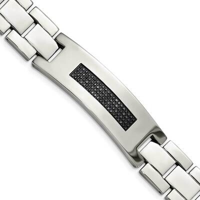 1/2ct tw. Diamond Bracelet Stainless Steel Polished SRB1535-8.25 by Chisel, MPN: SRB1535-8.25, 8867…