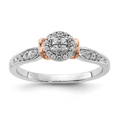 Si1/Si2, G H I, Oval Cluster Ring 14k Gold Lab Grown Diamond RM7571E-020-WRLG, MPN: RM7571E-020-WRL…