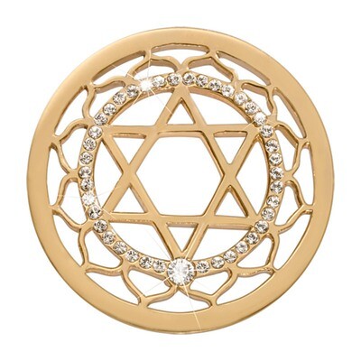 Nikki Lissoni 4Th Chakra Anahata Green Love Balance Compassion Gold-Plated 33mm Coin C1496GM, MPN: …