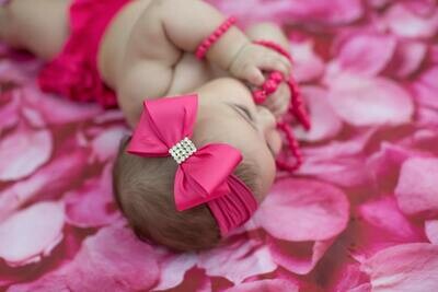 Baby Headband Headwrap Pink Baby Headband Baby Big Bow Headband Newborn Headband Baby Headband Nylo…