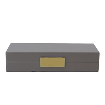 Addison Ross Chiffon Lacquer Box With Silver 4 x 9 Inch Lacquer BX1252, MPN: BX1252, UPC/EAN: 50240…