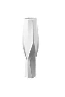Rosenthal Weave White- Zaha Hadid Vase 17 3/4 Inchch, MPN: 14488-100102-26045, 790955139114