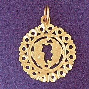 Dazzlers Jewelry Pisces Fishes Zodiac Pendant Necklace Charm Bracelet in Yellow, White or Rose Gold…