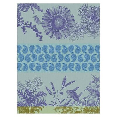 Le Jacquard Francais Soleil Au Jardin Blue Tea Towel 24 x 31 Inch 27563 Set of 4, MPN: 27563, 36602…