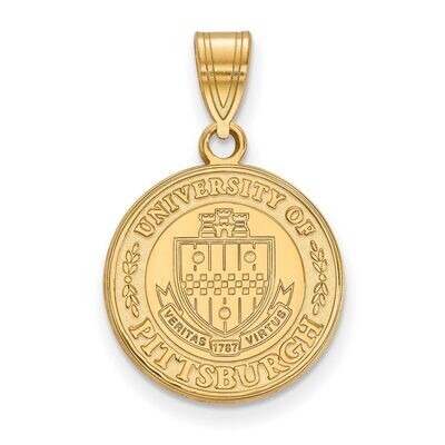 University of Pittsburgh Medium Crest Pendant Gold-plated Silver GP045UPI, MPN: GP045UPI, 886774944…
