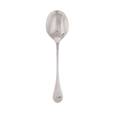 Sambonet queen anne bouillon spoon 7 7/8 inch - silverplated on 18/10 stainless steel, MPN: 52707-0…