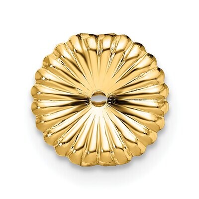 Ultra Heavy Friction Earring Nut Component 14k Yellow Gold YG720, MPN: YG720,