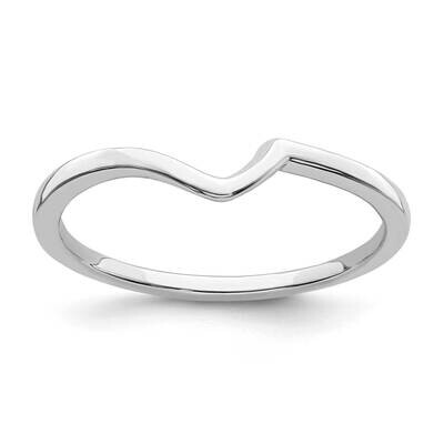 Contoured Band 10k White Gold RM6381B-0W, MPN: RM6381B-0W,