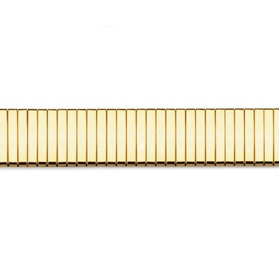 17-22mm ThinFlexo Mirror Finish Expansion Watch Band Gold-tone BA284, MPN: BA284, 886774146164
