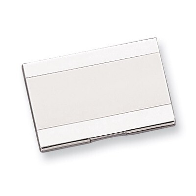 Nickel-plated Matte &amp; Polished Business Card Case GL8016, MPN: GL8016, 788089040499