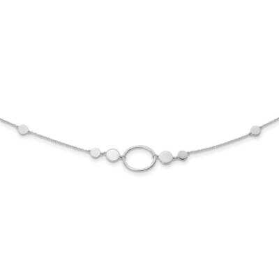 Polished Ovals &amp; Discs Necklace Sterling Silver Rhodium-plated QG5328-36, MPN: QG5328-36, 883957923…