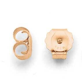 Medium Friction Earring Nut 10k Rose Gold 1R2702, MPN: 1R2702,