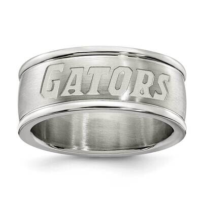 University Of Florida Logo Band Ring Stainless Steel UFL335-SZ6 Size 6, MPN: UFL335, 634401989079