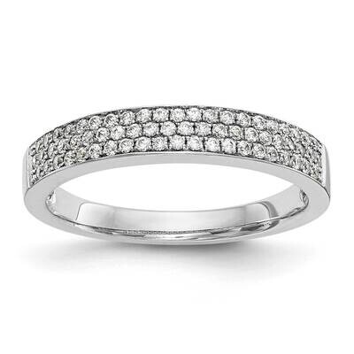Micro Pave Diamond Band 14k White Gold RM3243B-032-WAA, MPN: RM3243B-032-WAA,