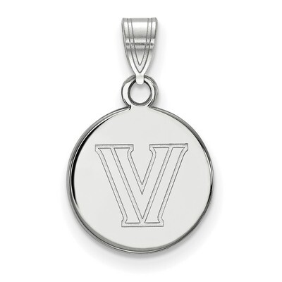 Villanova University Small Disc Pendant Sterling Silver SS021VIL, MPN: SS021VIL, 886774958965