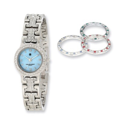 Charles Hubert Light Blue MOP Dial with 4 Changeable Bezels Watch XWA4308, MPN: XWA4308, 8488700004…
