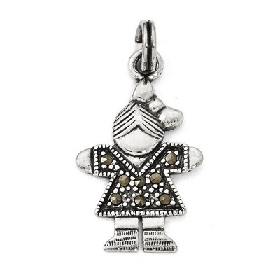 Girl Charm Sterling Silver QC4635, MPN: QC4635, 723252287882