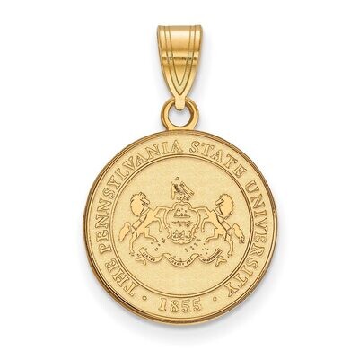 Penn State University Medium Crest Pendant Gold-plated Silver GP042PSU, MPN: GP042PSU, 886774942186