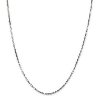2mm Curb Chain 14 Inch Sterling Silver QCB060-14, MPN: QCB060-14, 191101784378