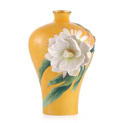 Franz Porcelain Virtue Night Blooming Cereus Vase Limited Editon of 2000 FZ03363, MPN: FZ03363,