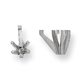 Pear Straight Prong .12Ct. Setting 14k White Gold WG232-1, MPN: WG232,