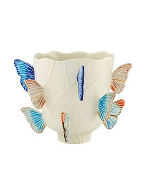 Bordallo Pinheiro Pinheiro Cloudy Butterflies By Claudia Schiffer Vase 9 Inch 65029191, MPN: 650291…