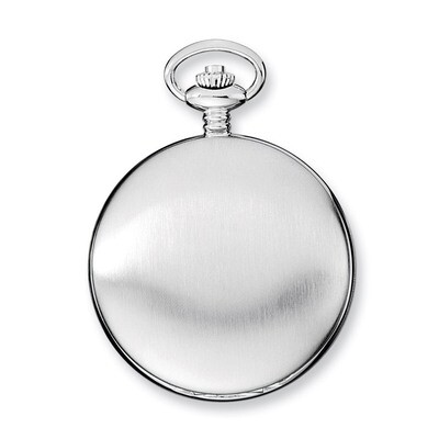 Charles Hubert Stainless Steel White Dial Pocket Watch XWA4340, MPN: XWA4340, 848870002041