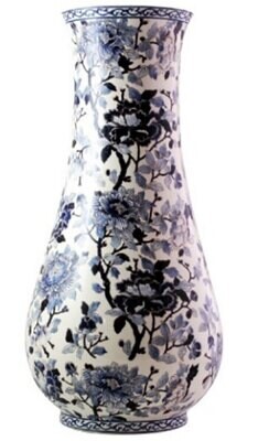 Gien Pivoines Bleues Vase Musee Small 1665CV0M00, MPN: 1665CV0M00, 840769049649