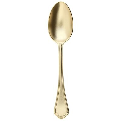 Sambonet Filet Toiras Diamond Pvd White Gold Serving Spoon 52956P44, MPN: 52956P44,