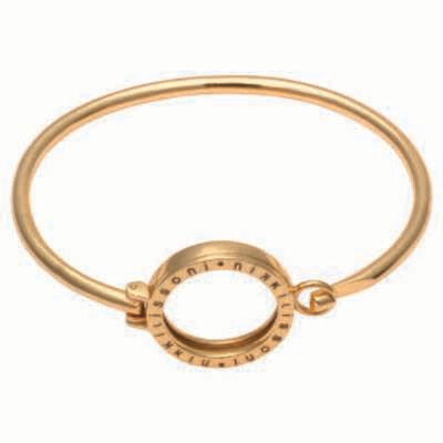 Nikki Lissoni Bracelet with Small Pendant of 25mm Gold-Plated 19cm 7.4 inch B1069G19, MPN: B1069G19…