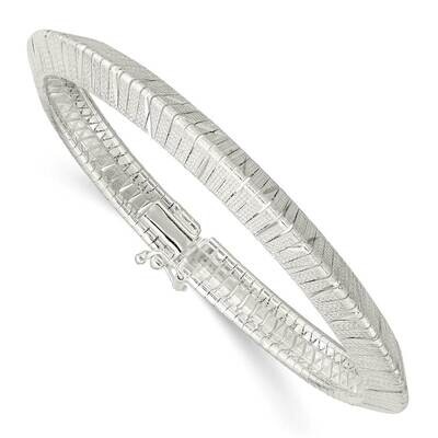 6.5mm Diamond-cut Knife-edge 7.5in Bracelet Sterling Silver QG4945-7.5, MPN: QG4945-7.5, 8867740180…