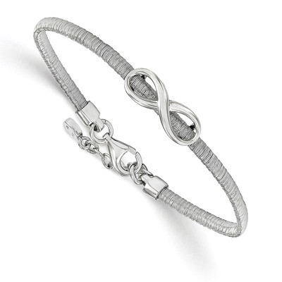 Leslie&#39;s infinity with 1 inch Extender Bracelet 7 Inch Sterling Silver HB-QLF717-7, MPN: QLF717-7, …