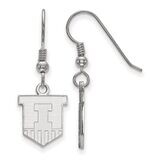 University of Illinois Small Dangle Earring Wire Sterling Silver SS048UIL, MPN: SS048UIL, 886774708…