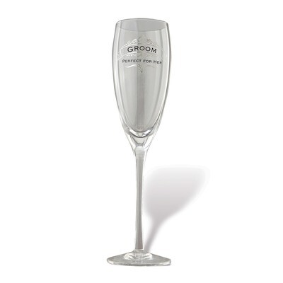 Insignia Groom Toasting Glass GM16497