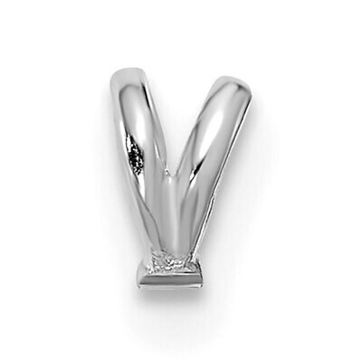 Rabbit Ear Style Bail 14k White Gold WG1553, MPN: WG1553,