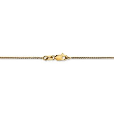 22 Inch 1mm Solid Polished Spiga Chain 14k Yellow Gold PEN133-22, MPN: PEN133-22, 886774590400