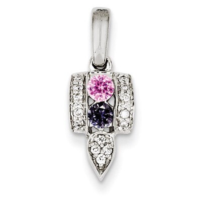 2 Birthstones Family Jewelry Diamond Semi-Set Pendant 14k White Gold XMPW25/2, MPN: XMPW25/2, 88395…