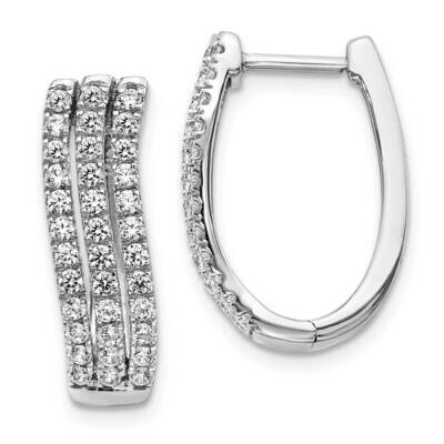 Earrings 14k White Gold Diamond EM4215-100-WA, MPN: EM4215-100-WA, 883957205878