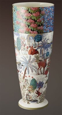 Gien Le Jardin Du Palais Vase Fuseau 1853CVFU31, MPN: 1853CVFU31, 3660838021980