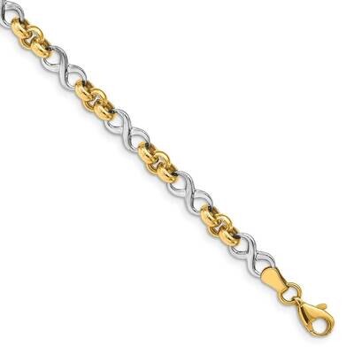 Infinity Bracelet 14k Two-tone Gold SF2712-7.5, MPN: SF2712-7.5, 886774037363