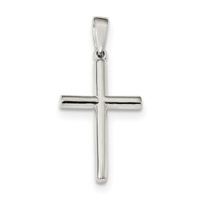 Cross Pendant Sterling Silver Polished QC9063, MPN: QC9063, 886774120706