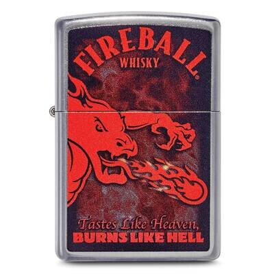 Zippo Street Chrome Fireball Lighter GM25787, MPN: GM25787,