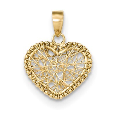 Open Wire Heart Pendant 14k Gold K5172, MPN: K5172, 886774256788