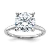 3 5/8ct. D E F Pure Light Round Moissanite Solitaire Ring 14k White Gold RM5965WR-400-6MP, MPN: RM5…