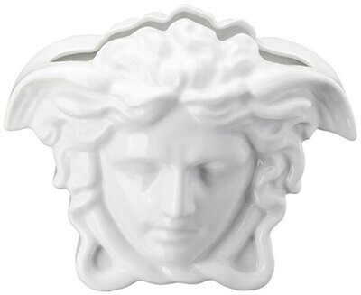 Versace Medusa Grande Vase White 8 1/4 Inch, MPN: 14493-800001-26021, 790955110564