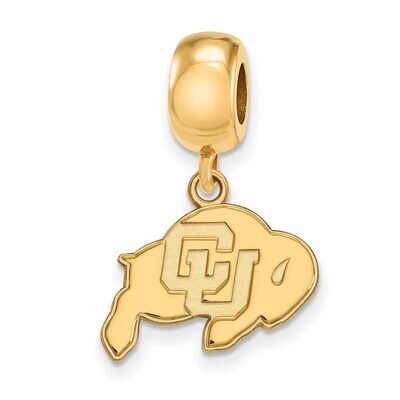University of Colorado Bead Charm Small Dangle Gold-plated Silver GP023UCO, MPN: GP023UCO, 88677492…