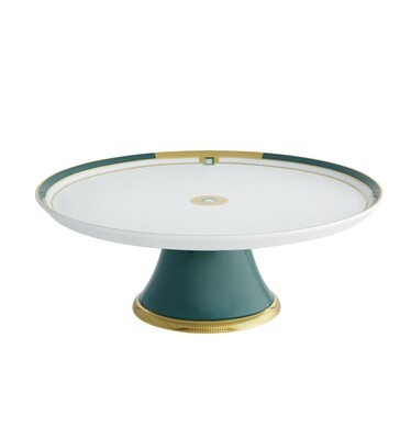 Vista Alegre Emerald Large Footed Cake Plate, MPN: 21122011,