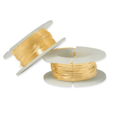 1/2Oz 24 Gauge .51 mm. Thick 24Ft Wire Gold-filled Half-hard CRD850/24, MPN: CRD850/24, 790524956784