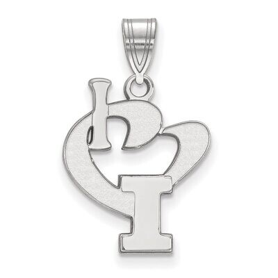 University of Illinois Large I love Logo Sterling Silver SS020UIL, MPN: SS020UIL, 886774707907