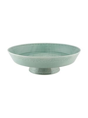 Bordallo Pinheiro Pinheiro Rua Nova Footed Fruit bowl Morning Blue 65020843, MPN: 65020843, 5600413…
